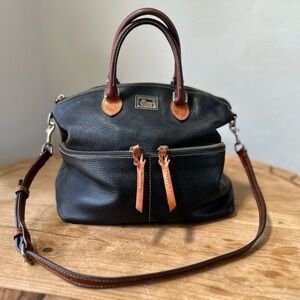 Dooney & Bourke black leather bag